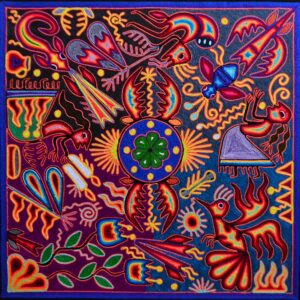Planche à fil Huichol Art