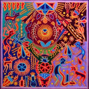 Planche à fil Huichol Art