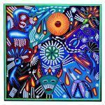 Huichol Art Kammgarnbrett - Evaristo Díaz