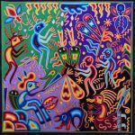 Planche de fil - Art Huichol