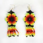 Conjunto de brincos (Chaquira)