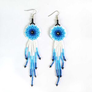 Jeu de boucles d'oreilles (Chaquira)