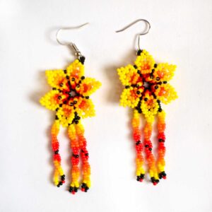 Jeu de boucles d'oreilles (Chaquira)