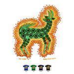 T-shirt de algodão - Veado mágico