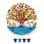 Playera Huichol.- Árbol de la vida