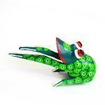 Alebrije.- Rana de madera