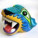 Alebrije - Kopf des Jaguars