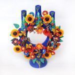 Crown of polychrome clay