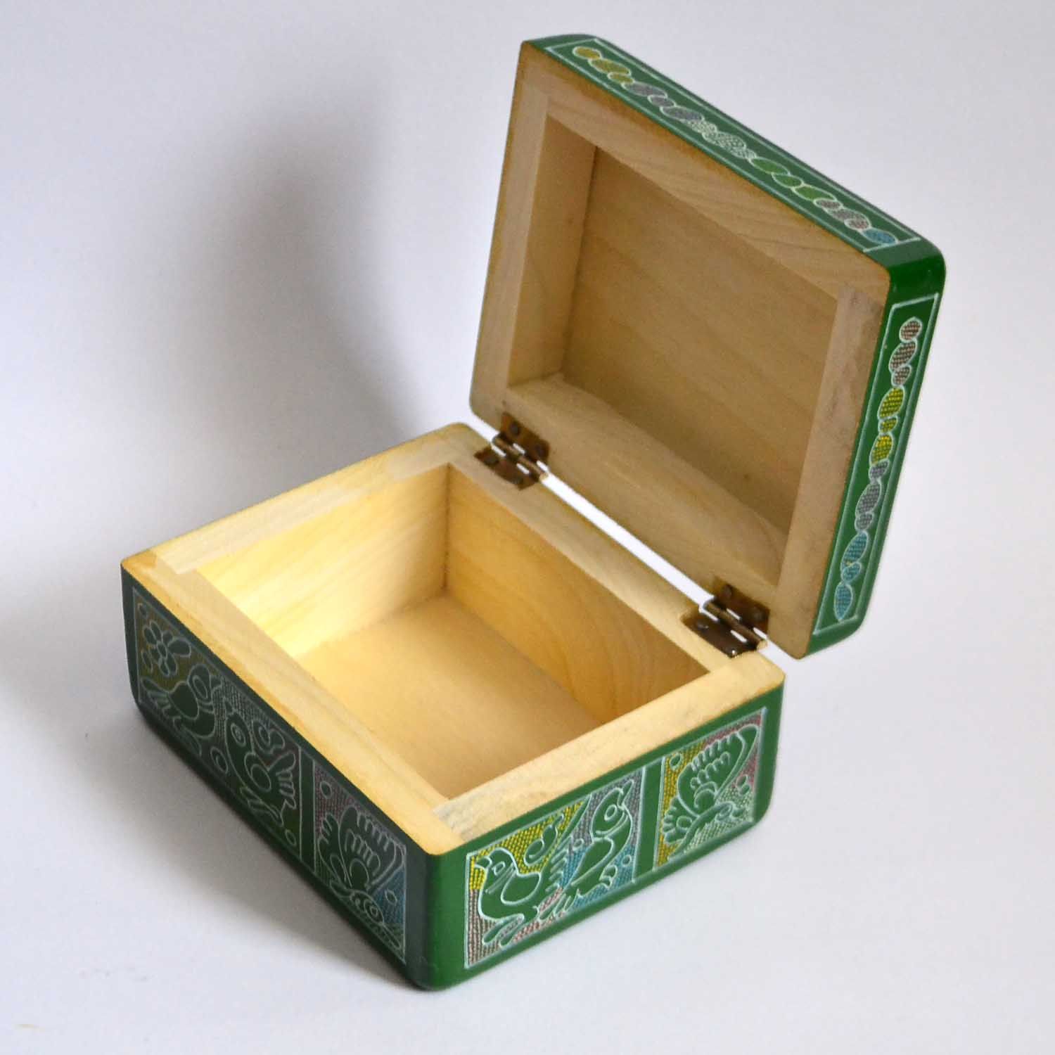Caja de Olinalá (11 x 9 x 6 cms) - Artesanías de México
