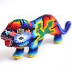 Huichol-Kunstlöwe