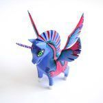Alebrije - Pégase en bois