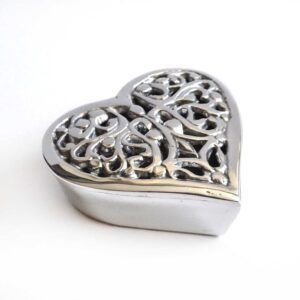 Boîte à bijoux en forme de cœur (mini)