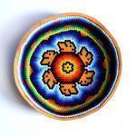 Jicara der Huichol-Kunst