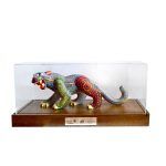 Jaguar zu Fuß mit Acryl - Alebrije