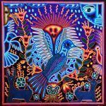 Plank of yarn - Huichol Art