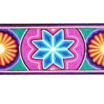 Tableau peigné d'art Huichol