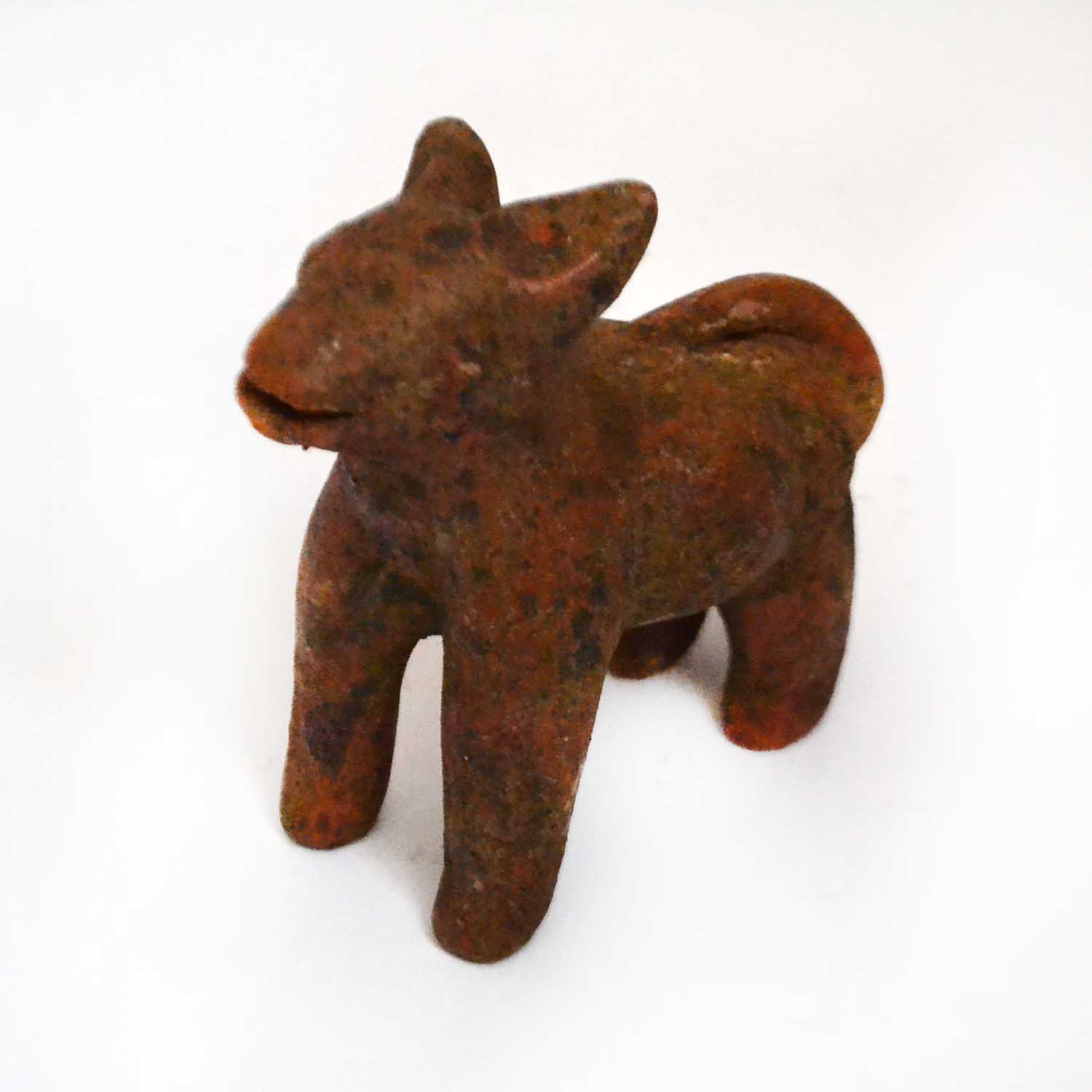 Perro parado | Barro prehispanico - Imagem 3