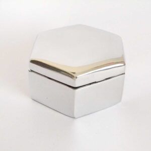 Hexagon (L) : Pewter : Pewter