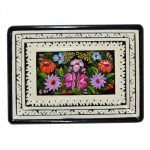Olinalá blue tray (23.5 x 18 cms)