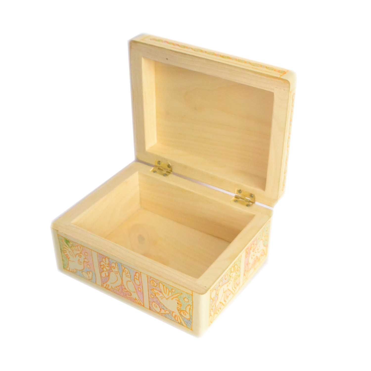 Caja de Olinalá (11 x 7 x 14 cms) - Artesanías de México