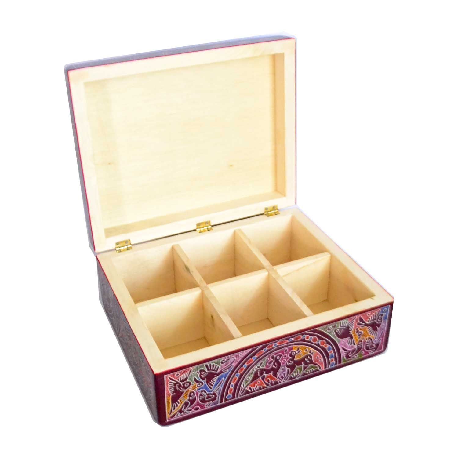 Caja de Té - Olinalá (20 x 25 x 9.5 cms) - Image 2