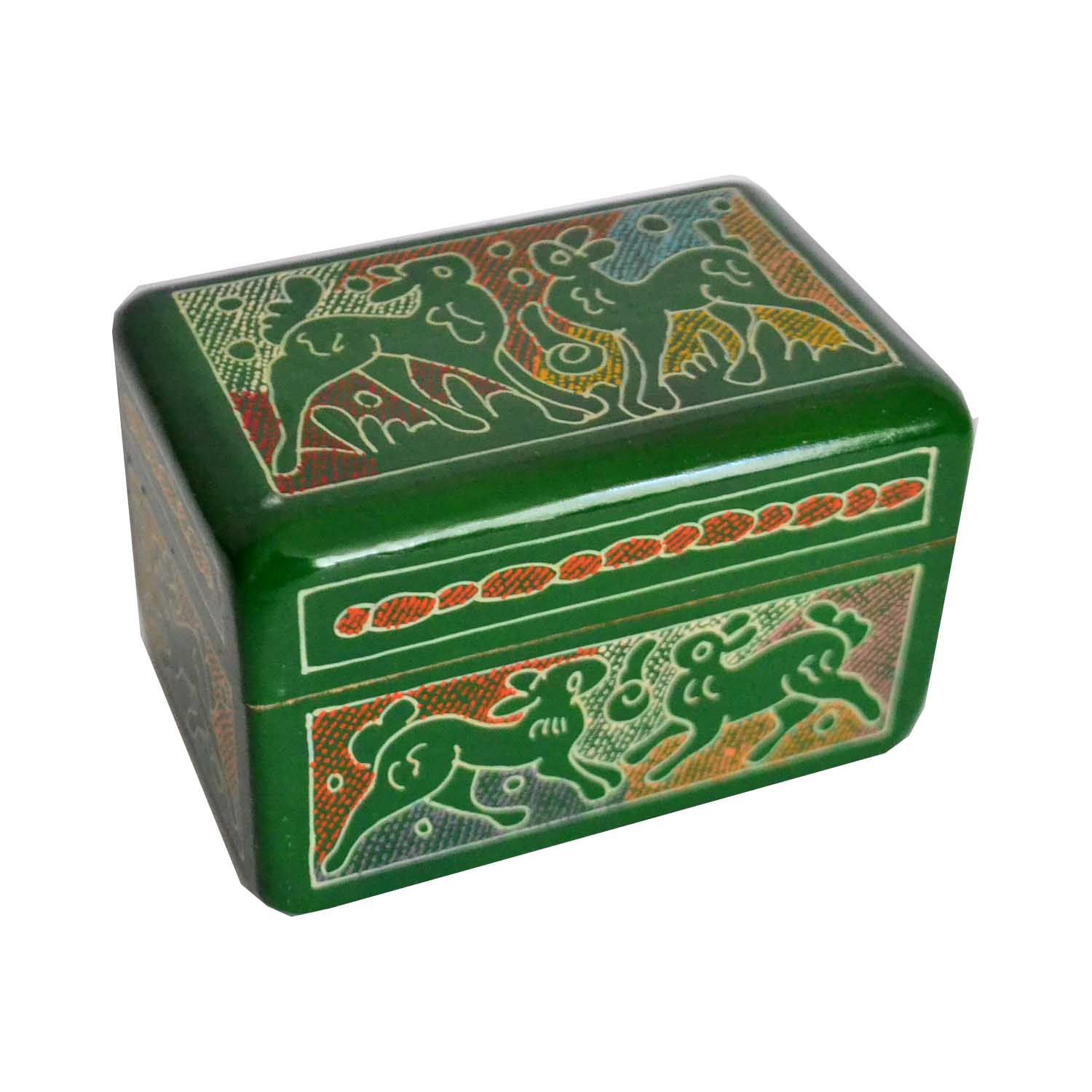 Boîte d'olinalá (9 x 6 x 5,5 cm)