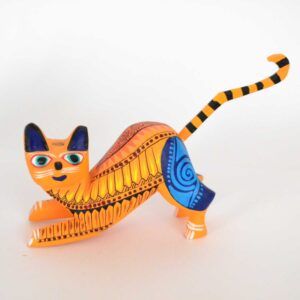 Chat en bois - Alebrije