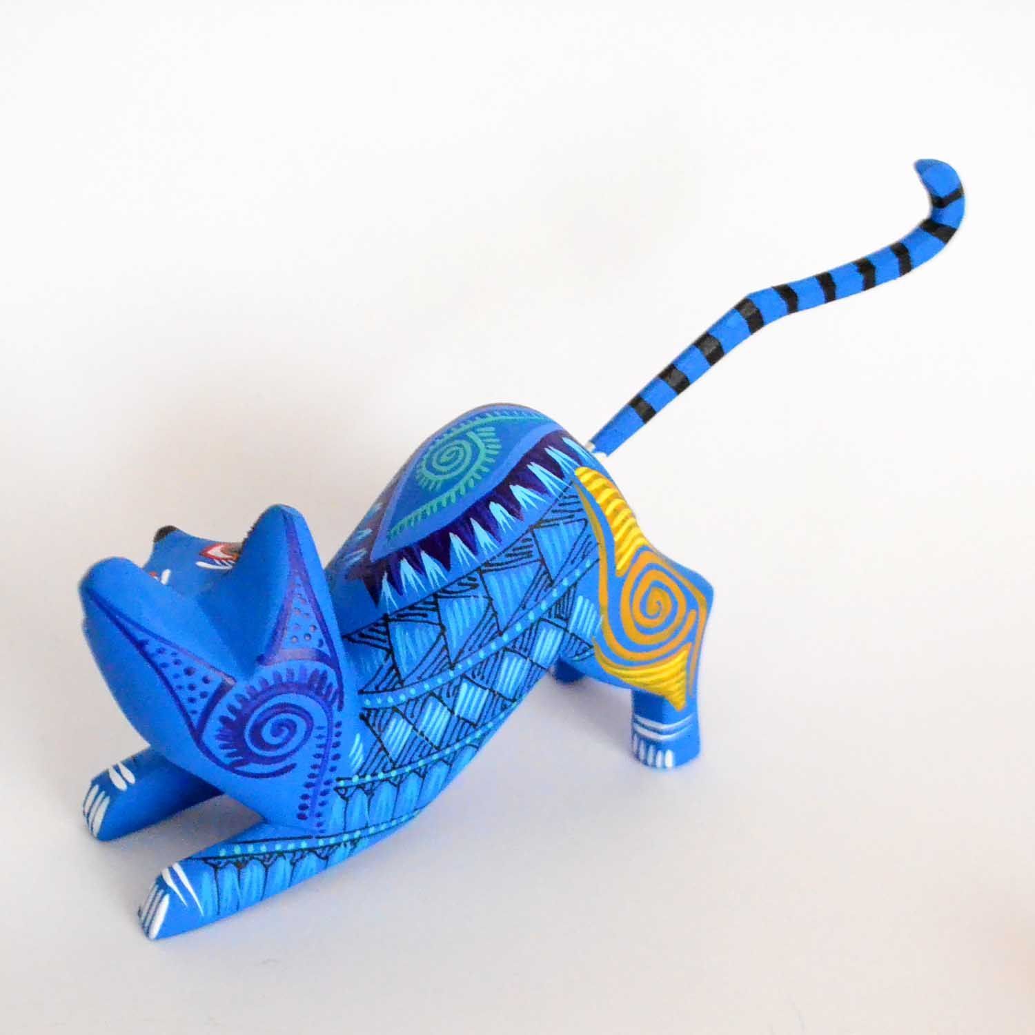 Gato Alebrije feito por artesãos de Oaxaca