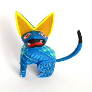 Alebrije - 木彫りで手描きの犬。