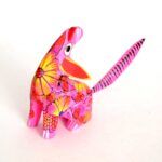 Alebrije en bois - Loup peint à la main