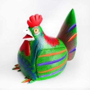 Galinha de madeira