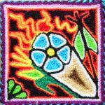 Huichol art worsted board