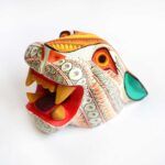 Head of jaguar alebrije