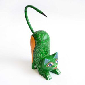 Chat en bois - Alebrije