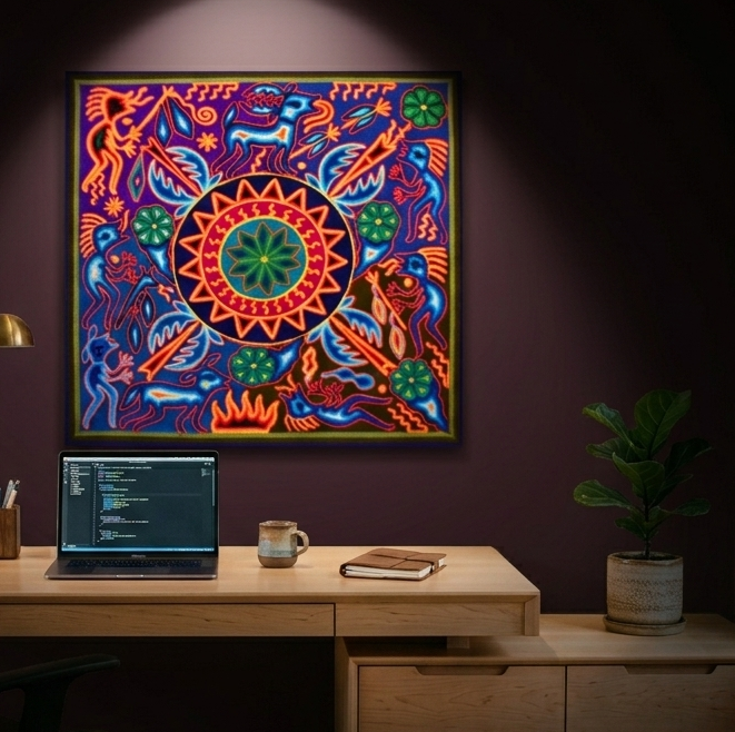 dans l'art Huichol